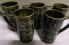 5 MCM Style Mugs - Endland 4.5" Tall - 4