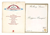 2 Vintage ROLLING STONES Sheet Music Books | Beggars Banquet R.S.V.P. (1973) + The Best of The Rolling Stones Songs 1972-1984 Piano/Voice/Guitar (1984)