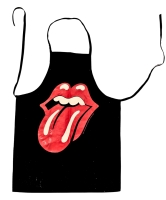 THE ROLLING STONES Apron (One Size Fits Most Adults) 25.25" Wide (Not Including Strings)