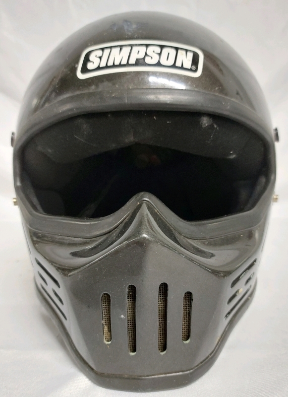 SIMPSON Helmet Model 30 DOT Sticker Present No Visor 7 3/8 Pre Owned Good Condition