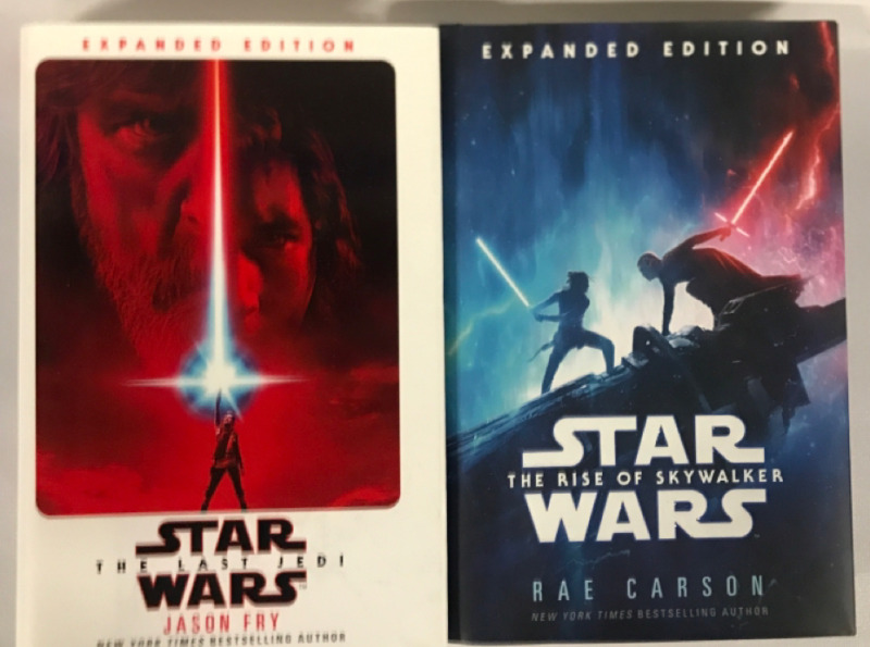 As New Star Wars HardCover Book The Last Jedi & The Rise Of Skywalker