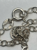 925 Sterling Chain 835 Stamped Horoscope Charm - 3