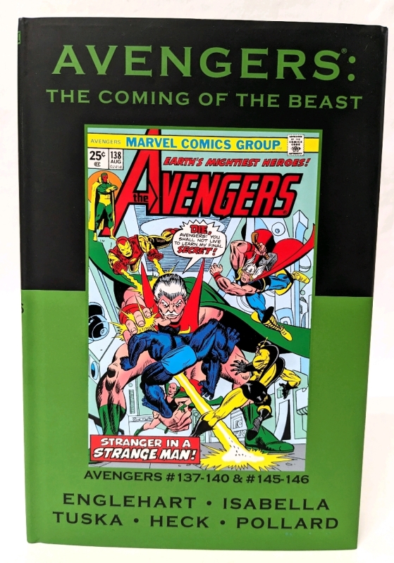 SIGNED As-New | AVENGERS : The Coming of the Beast #137 - 140 & 145-146 | Hardcover Comic Collection | No COA
