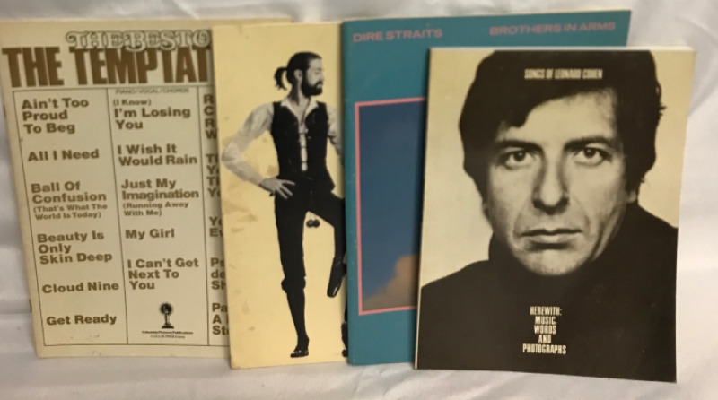 4 Music Sheets Soft Cover Books