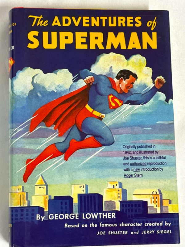 Vintage The Adventures of Superman by George Lowther 1995 Hardcover Missprint Blank Pages