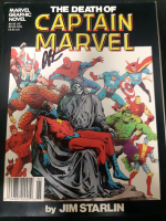 Marvel, The Death of Captain Marvel, Signed Paperback copy, 9th Printing