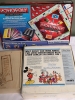 3 Boardgames Monopoly Electronic Banking & Things..Humour in A Box & Disney Family Edition Trivial Pursuit - 5