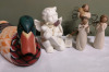 3 Willow Tree Figures + Decorative Duck Figure + Ceramic Angel