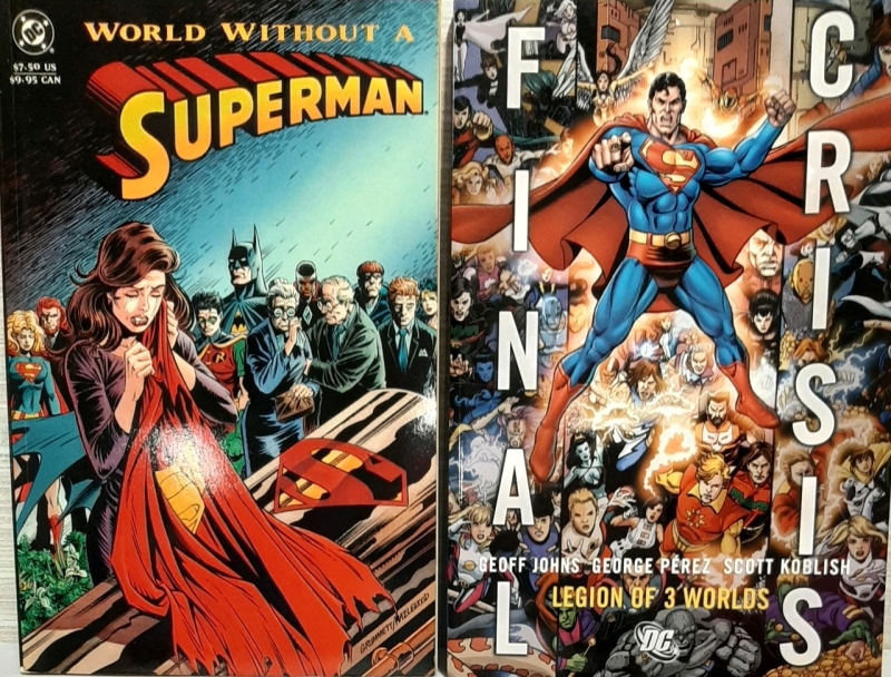 As New DC World Without A Superman & Final Crisis Legion Of 3 Worlds