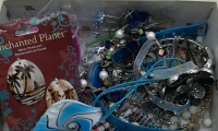 An Entire Box of Jewellery Goodies to Wear or for Crafting, plus the Book Box it comes in