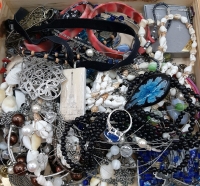 An Entire Box of Jewellery Goodies to Wear or for Crafting, plus the Book Box it comes in