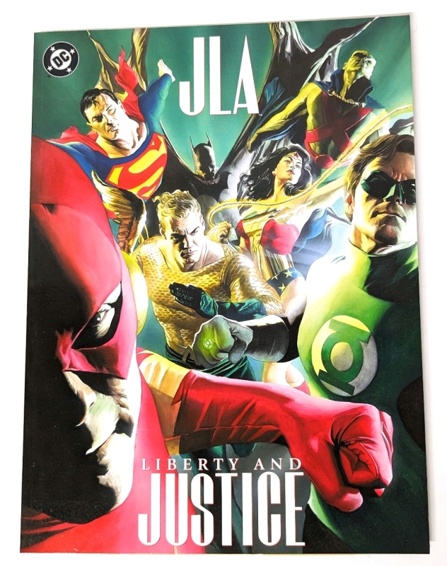 New DC Comics | JLA : Liberty and Justice Oversized Comic | Dini & Ross | 10" x 13.5"