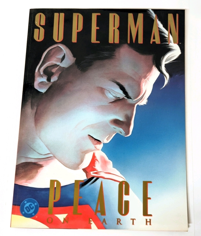 DC Comics | SUPERMAN Peace on Earth Oversized Comic | Dini & Ross | 10" x 13.5"