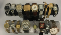 17 Vintage-Modern Watches As is Untested