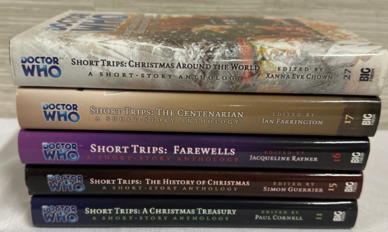 5 Doctor Who Short Trips Hardcover Novels A Christmas Treasury, The History of Christmas, The Centenarian, Farewells & The World ( 11,15,16,17,27 )