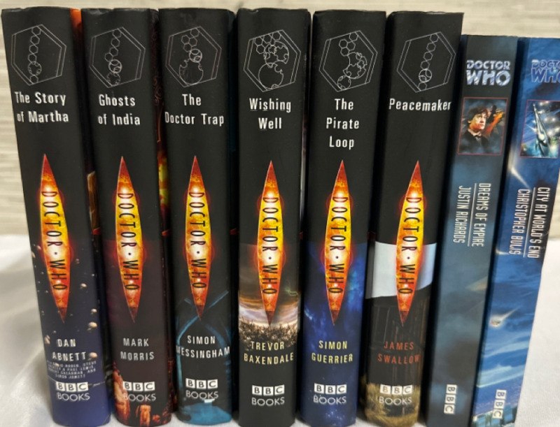 8 Doctor who Novels 6 Hardcovers & 2 Paperbacks BBC Books