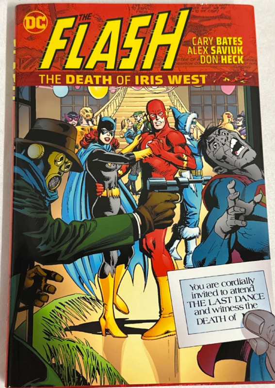 The Flash The Death of Iris West Signed Hardcover DC Comics