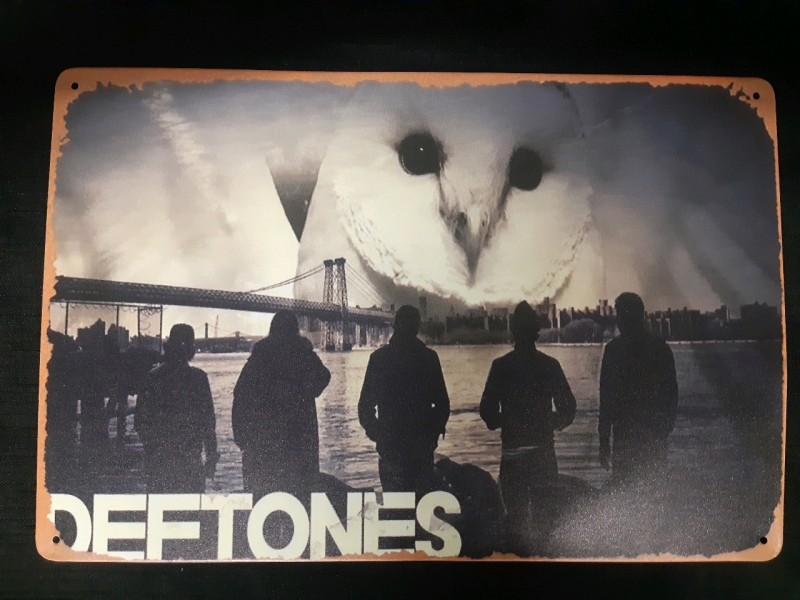 Deftones, Metal,Album Cover,Wall Sign,8" x 12"