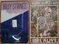 2 Home Decor Signs About Music 11.75" X 7.75"