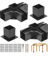 New YINGDIKE Pergola Brackets, Upgraded DIY Pergola Kit with Double Antirust Coating, 4x4 Post Bracket with Slotting Design for Outdoor Pergola or Gazebo Retails for $209