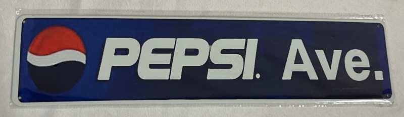 As New Pepsi Ave Metal Sign