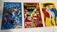 3 DC Comic Posters Batman Superman & Justice Leauge