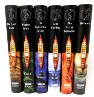 6 DOCTOR WHO Hardcover Novels by BBC Books : Wetworld, Resurrection Casket, The Last Dodo +