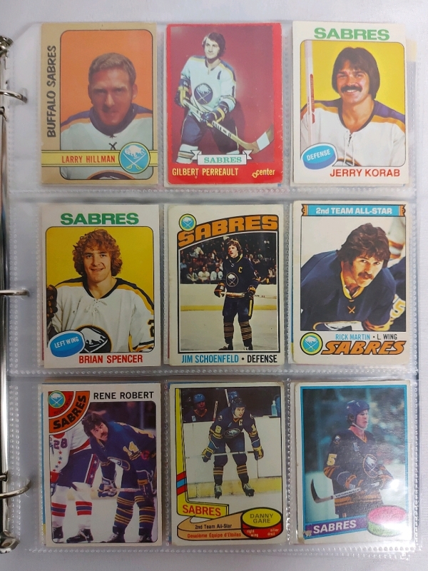 1972-2003 + 2021 Buffalo Sabres NHL Hockey Cards 212 Cards Total *No Doubles*