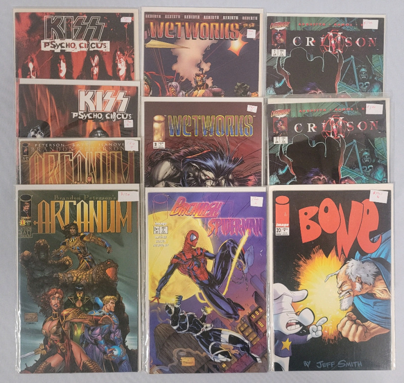 Image Comics Comic Lot . 10 Comics Various Titles , All Bagged & Boarded