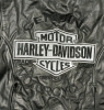 New Ladies Med(?) Harley Davidson Logo Leather Jacket w Removable Hoodie Liner - 5