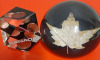 New 2 Canadian Paper Weights Domed one is 3.5" W