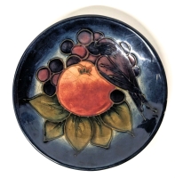 Gorgeous Vintage MOORCROFT England Finch Pin Dish | 4.7" Diameter