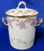 Vintage LIMOGES France Elite Works Porcelain Condensed Milk Can Holder | 5.5" Tall