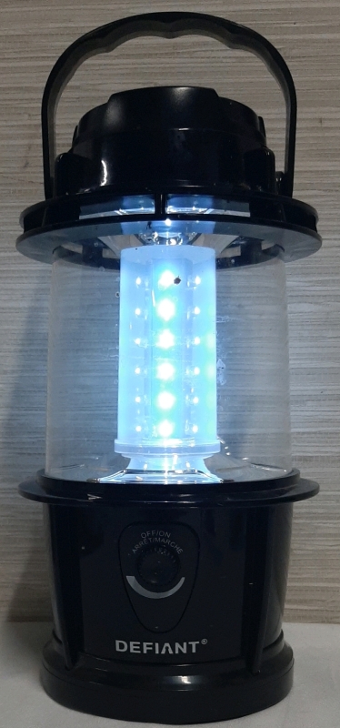 As New Defender LED Lantern Operates on 4 D Batteries