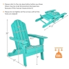 New PatioJoy Folding Adirondack Chair - 2