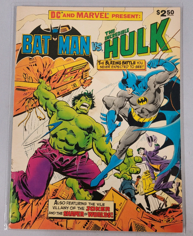 1981 DC and Marvel Presents Batman vs. The Incredible Hulk DC Special Series #27 Over-Size Comic