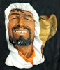 Vintage BOSSONS England "Desert Eagles" Chalkware Wall Bust | 6.6" x 7.25" - 2