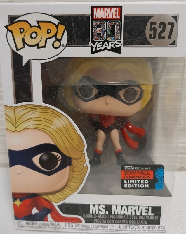 As New Marvel 80 Years "Ms. Marvel" #527 Funko Exclusive at the 2019 Fall Convention Limited Edition