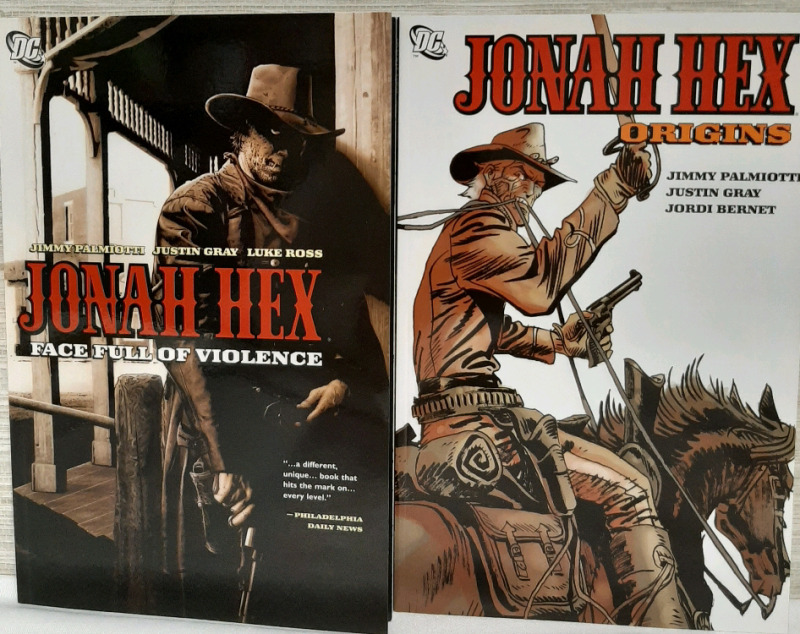 As New DC Jonah Hex "Face Full of Violence" & "Origins"