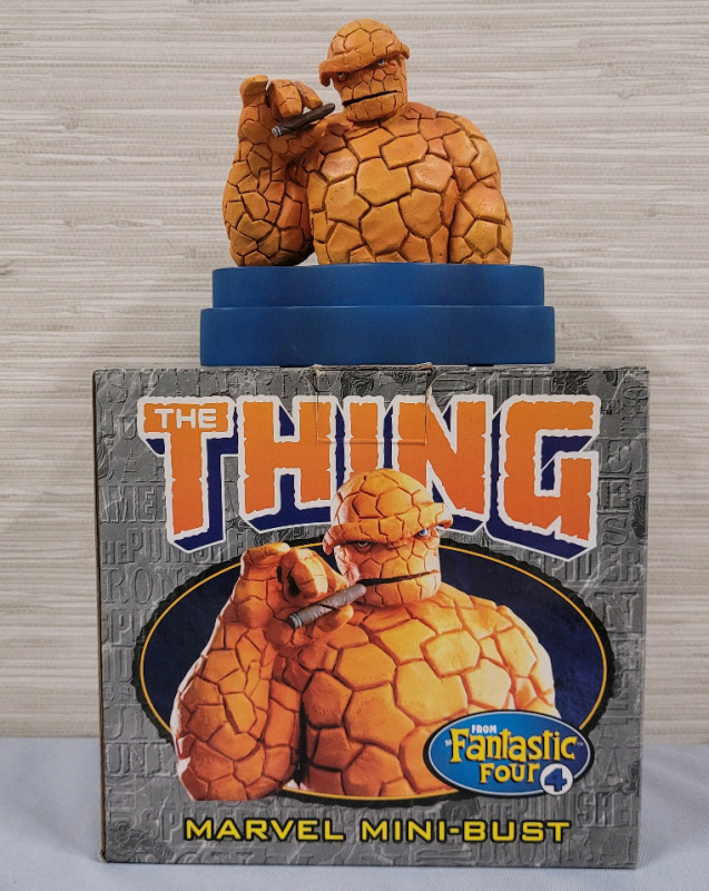 Marvel Comics THE THING from the Fantastic 4 Marvel Mini-Bust with Box . Limited #3362/6000
