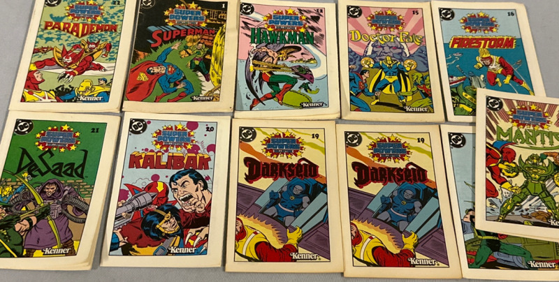 11 Vintage 1980’s DC Super Powers Collection Kenner Mini Comics