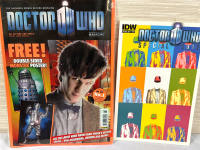 Doctor Who Magazine 2 Sided Poster 22&rdquo; x 33&rdquo; With Special 2012 Doctor Who IDW Graphic Novel Paper Back