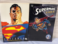 2 Superman Graphic Novels The Greatest Stories Ever Told & Exile DC Comics Softcovers