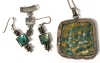 Sterling Silver 925 & Abalone Necklace, Pendant & Earrings - 3