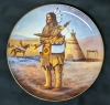 Vintage 1981 Limited Edition Collectors Plate | The Great Chiefs of Canada | Plate # 0042 "Crowfoot" Edition | 10.25" Diameter