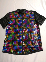 New Jogal Men's sz Large Disco Style Shirt