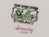 Pair Vintage Shelley England "Serenity" Tea Cups & Saucers - 4