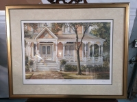Vintage Framed 1996 Trisha Romance Print "Yellow Ribbons" - with COA, Signed & Numbered