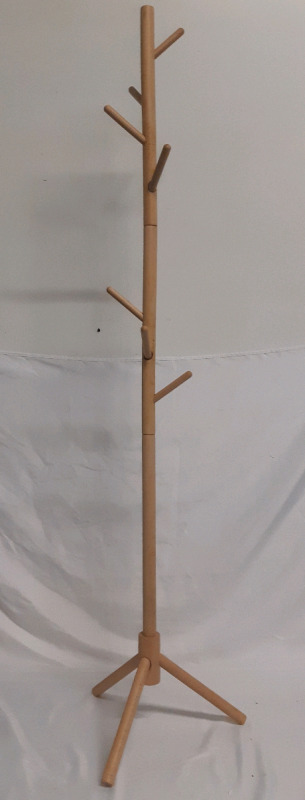 New Solid Wood Coat Hanger 68" Tall