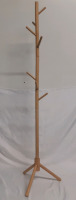 New Solid Wood Coat Hanger 68" Tall